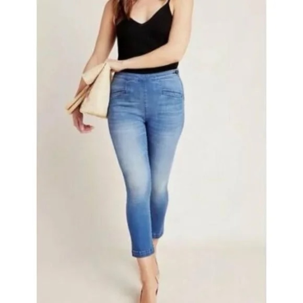 Pilcro and the Letterpress High Rise Denim Leggings